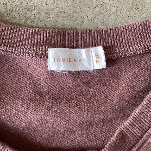 Jamie Kay Dusty Purple Ruffle Hem Girls Cardigan size 7y - Picture 3 of 4